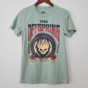 The Offspring Women's Size S The Never Ending Summer Tour Green Band Tshirt